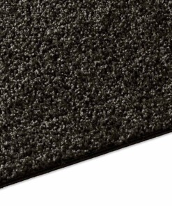 Hochflor Teppich Spectrum - Schwarz - close up zijkant, thumbnail