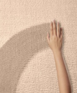 Flauschiger Teppich Loft - Beige (waschbar 30°C)