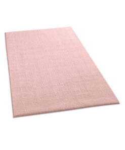 Flauschiger Teppich Loft - Rosa (waschbar 30°C) - overzicht schuin