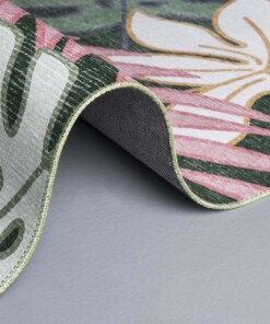 Teppich Urban Jungle - Grün - close up rol, thumbnail Teppich Urban Jungle - Grün - close up rol, thumbnail