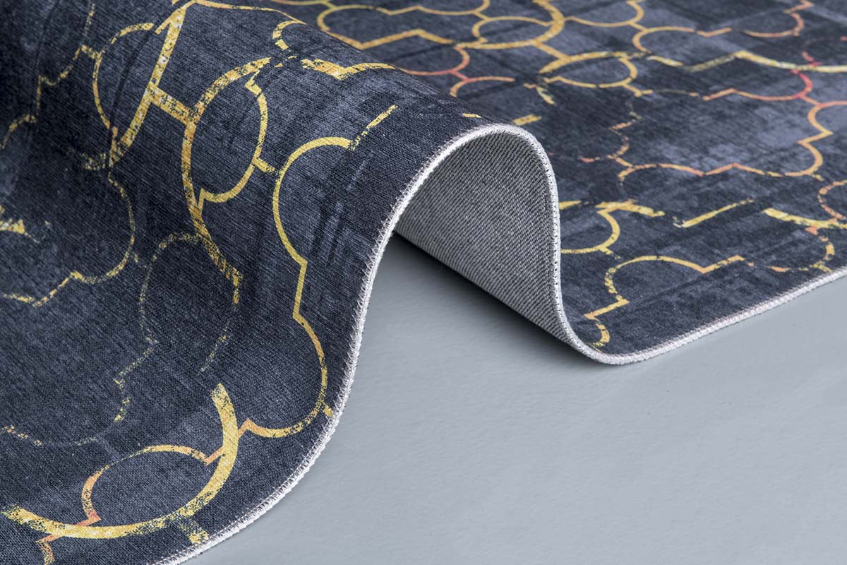 Teppich Nostalgia No. 9 - Schwarz/Gold Teppich Nostalgia No. 9 - Schwarz/Gold