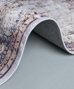 Vintage Teppich Nostalgia No. 4 - Lila/Blau - close up rol, thumbnail Vintage Teppich Nostalgia No. 4 - Lila/Blau - close up rol, thumbnail