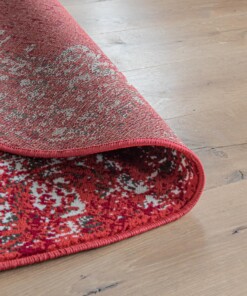 Vintage Teppich Rund Antiq - Rot