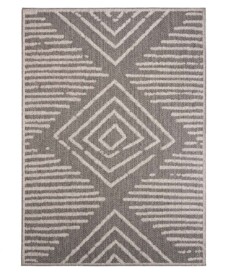 Outdoor Läufer Boho - Grau/Creme - overzicht boven, thumbnail Outdoor Läufer Boho - Grau/Creme - overzicht boven, thumbnail