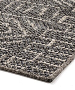 Outdoor Läufer Aztec Dreams - Dunkelgrau - close up hoek, thumbnail Outdoor Läufer Aztec Dreams - Dunkelgrau - close up hoek, thumbnail