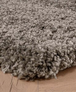 Hochflor Teppich Shaggy Grand - Hellgrau