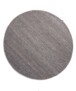 Wollteppich Rund Lett - Grau - overzicht boven, thumbnail