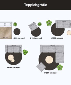 Teppichgröße Rund, thumbnail