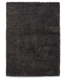 Hochflor Teppich Cozy Shaggy - Dunkelgrau - overzicht boven, thumbnail