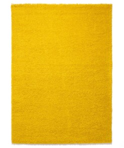 Hochflor Teppich Shaggy Trend - Gelb - overzicht boven