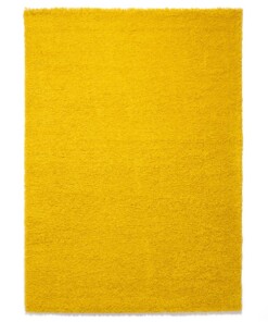 Hochflor Teppich Shaggy Trend - Gelb - overzicht boven
