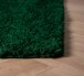 Hochflor Teppich Quadratisch Shaggy Trend - Hellblau - close up hoek, thumbnail
