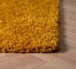 Hochflor Teppich Quadratisch Shaggy Trend - Gelb - close up hoek, thumbnail