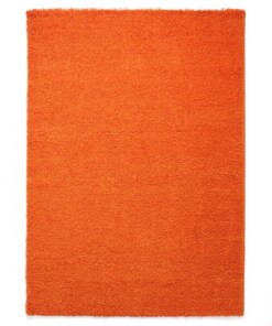 Hochflor Teppich Shaggy Trend - Orange - overzicht boven