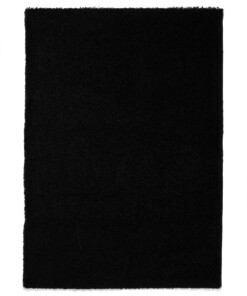 Hochflor Teppich Shaggy Trend - Schwarz - overzicht boven