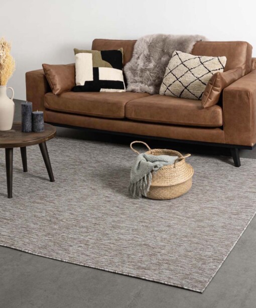Schlingenteppich Lush - Taupe - sfeer