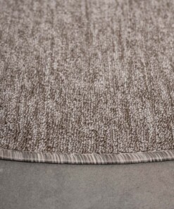 Schlingenteppich Rund Lush - Taupe - close up zijkant, thumbnail Schlingenteppich Rund Lush - Taupe - close up zijkant, thumbnail