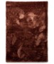 Hochflor Teppich Posh - Kupfer - overzicht boven, thumbnail