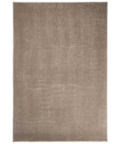 Kurzflor Teppich Fine - Beige - overzicht boven