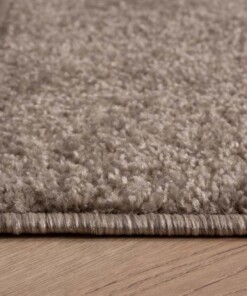 Kurzflor Teppich Quadratisch Fine - Beige - close up