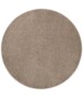 Teppich Rund Kurzflor Fine - Beige - overzicht boven, thumbnail