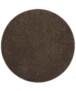 Teppich Rund Kurzflor Fine - Mocca - overzicht boven, thumbnail