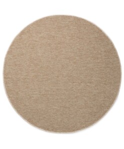 Schlingenteppich Rund Lush - Beige - overzicht boven