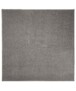 Kurzflor Teppich Quadratisch Fine - Hellgrau - overzicht boven, thumbnail