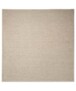 Schlingenteppich Quadratisch Lush - Creme - overzicht boven, thumbnail