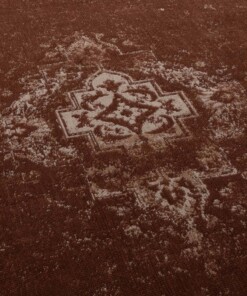 Vintage Teppich - Nomad - rostbraun - close up, thumbnail Vintage Teppich - Nomad - rostbraun - close up, thumbnail