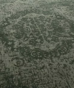 Vintage Teppich - Traditions - Grün - close up, thumbnail