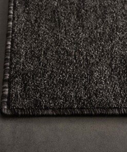 Schlingenteppich Quadratisch Lush - Anthrazit - close up, thumbnail