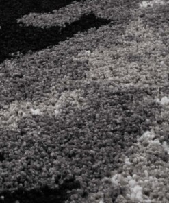 Hochflor Teppich Rund Marble Artisan - Grau - close up materiaal, thumbnail