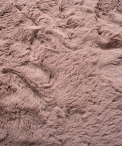 Teppich Quadratisch Flauschig Hochflor - Comfy Plus - Rosa