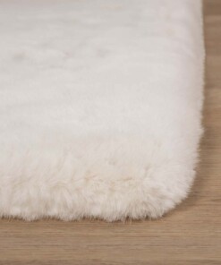 Teppich Quadratisch Flauschig Hochflor - Comfy Plus - Weiß