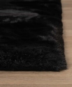 Teppich Quadratisch Flauschig Hochflor - Comfy Plus - Schwarz Teppich Quadratisch Flauschig Hochflor - Comfy Plus - Schwarz