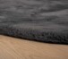 Teppich Rund Flauschig Hochflor - Comfy Plus - Olivgrün - close up zijkant, thumbnail