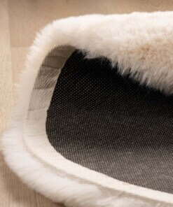 Flauschiger Kinderteppich Elefant - Fluffy Creme