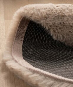 Flauschiger Kinderteppich Wal - Fluffy Taupe