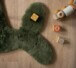 Flauschiger Kinderteppich Wal - Fluffy Olivgrün - overzicht sfeer, thumbnail
