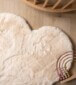 Teppich Herzen Flauschig - Fluffy Weiß