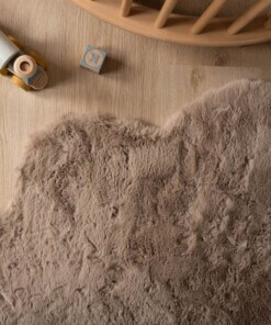 Wolkenteppich Flauschig - Fluffy Taupe