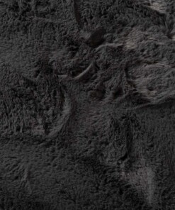 Flauschiger Teppich Oval - Comfy Plus - Dunkelgrau