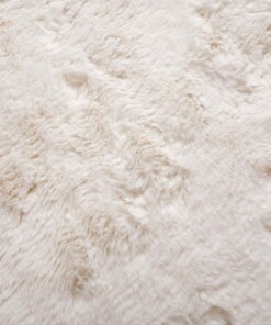 Flauschiger Teppich Oval - Comfy Plus - Weiß