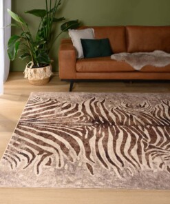 Teppich Zebra Waschbar - Moderna Braun - sfeer