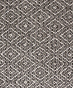 Balkonteppich Rautenmuster Sunny Gem - Grau
