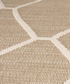 Outdoor Teppich Rautenmuster - Lazo Natur