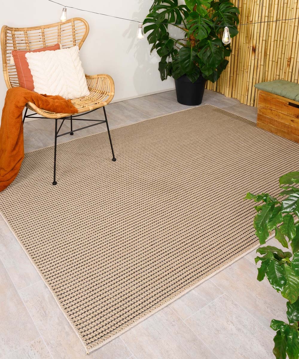 Outdoor Teppich Jute Optik Sunny - Beige - sfeer Outdoor Teppich Jute Optik Sunny - Beige - sfeer