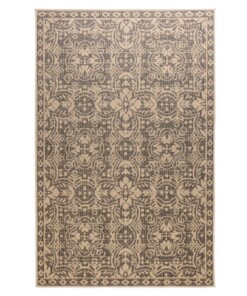 Outdoor Teppich Sunny Oriental - Beige/Schwarz - overzicht boven