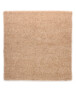 Hochflor Teppich Quadratisch - Shaggy Grand Beige - overzicht boven, thumbnail